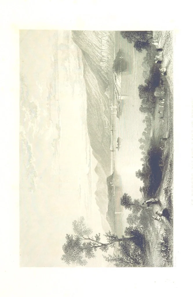 An illustration from Zwitzerland en de Alpen van Savoye, in afbeeldingen en tafereelen geschetst. [The text by N. G. van Kampen, the engravings by W. H. Bartlett, 1836, leaf 407