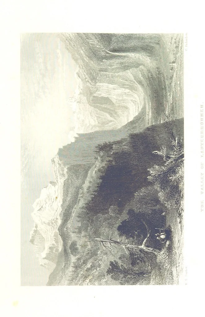 An illustration from Zwitzerland en de Alpen van Savoye, in afbeeldingen en tafereelen geschetst. [The text by N. G. van Kampen, the engravings by W. H. Bartlett, 1836, leaf 443