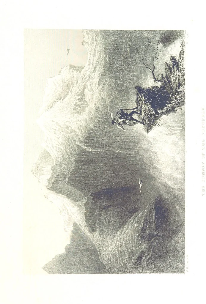 An illustration from Zwitzerland en de Alpen van Savoye, in afbeeldingen en tafereelen geschetst. [The text by N. G. van Kampen, the engravings by W. H. Bartlett, 1836, leaf 451
