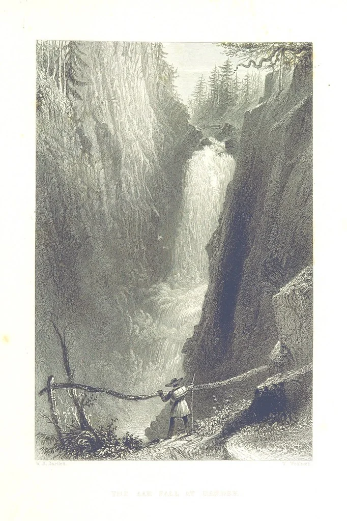 An illustration from Zwitzerland en de Alpen van Savoye, in afbeeldingen en tafereelen geschetst. [The text by N. G. van Kampen, the engravings by W. H. Bartlett, 1836, leaf 467