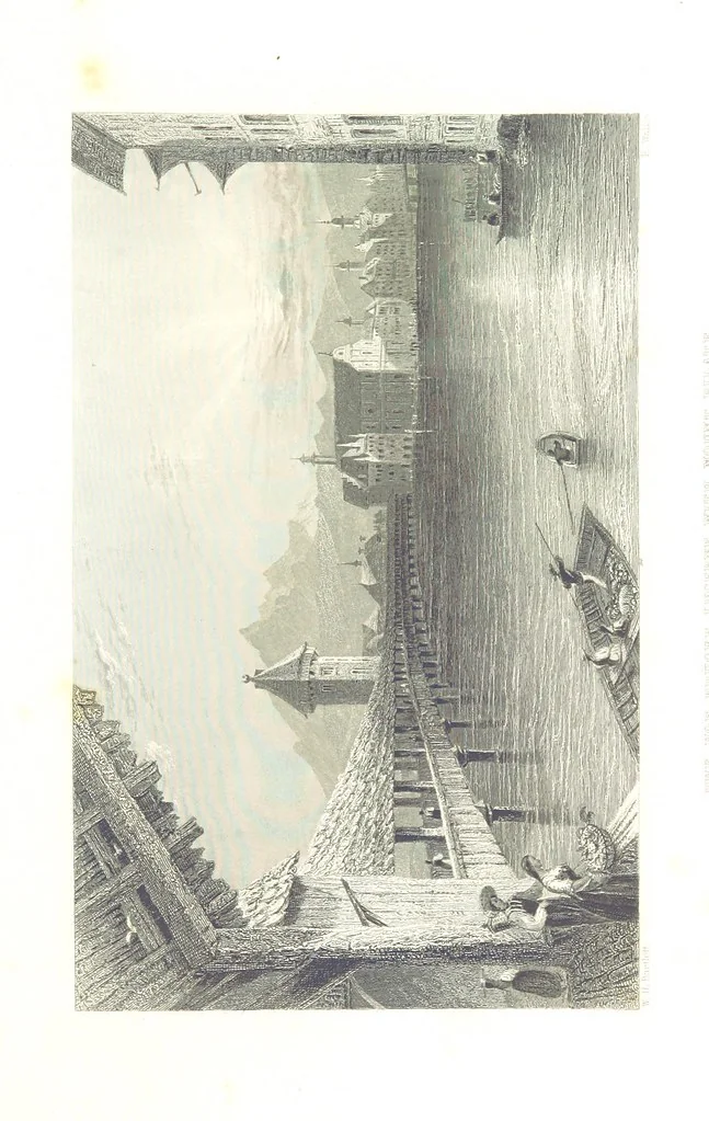 An illustration from Zwitzerland en de Alpen van Savoye, in afbeeldingen en tafereelen geschetst. [The text by N. G. van Kampen, the engravings by W. H. Bartlett, 1836, leaf 483