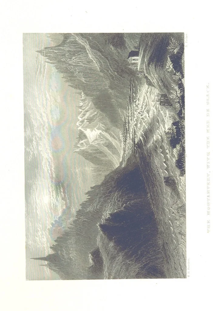An illustration from Zwitzerland en de Alpen van Savoye, in afbeeldingen en tafereelen geschetst. [The text by N. G. van Kampen, the engravings by W. H. Bartlett, 1836, leaf 49