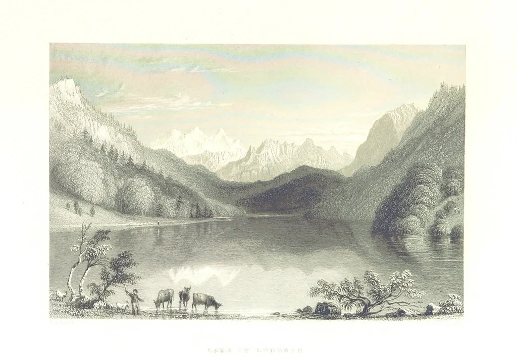 An illustration from Zwitzerland en de Alpen van Savoye, in afbeeldingen en tafereelen geschetst. [The text by N. G. van Kampen, the engravings by W. H. Bartlett, 1836, leaf 495