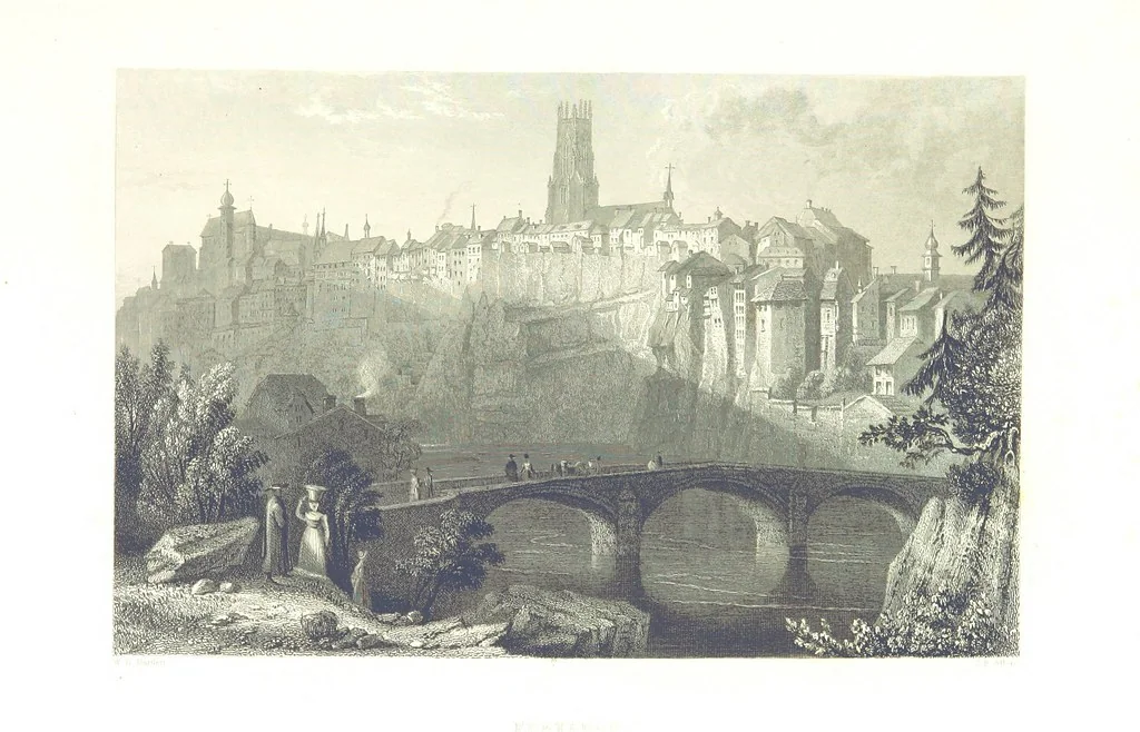 An illustration from Zwitzerland en de Alpen van Savoye, in afbeeldingen en tafereelen geschetst. [The text by N. G. van Kampen, the engravings by W. H. Bartlett, 1836, leaf 511