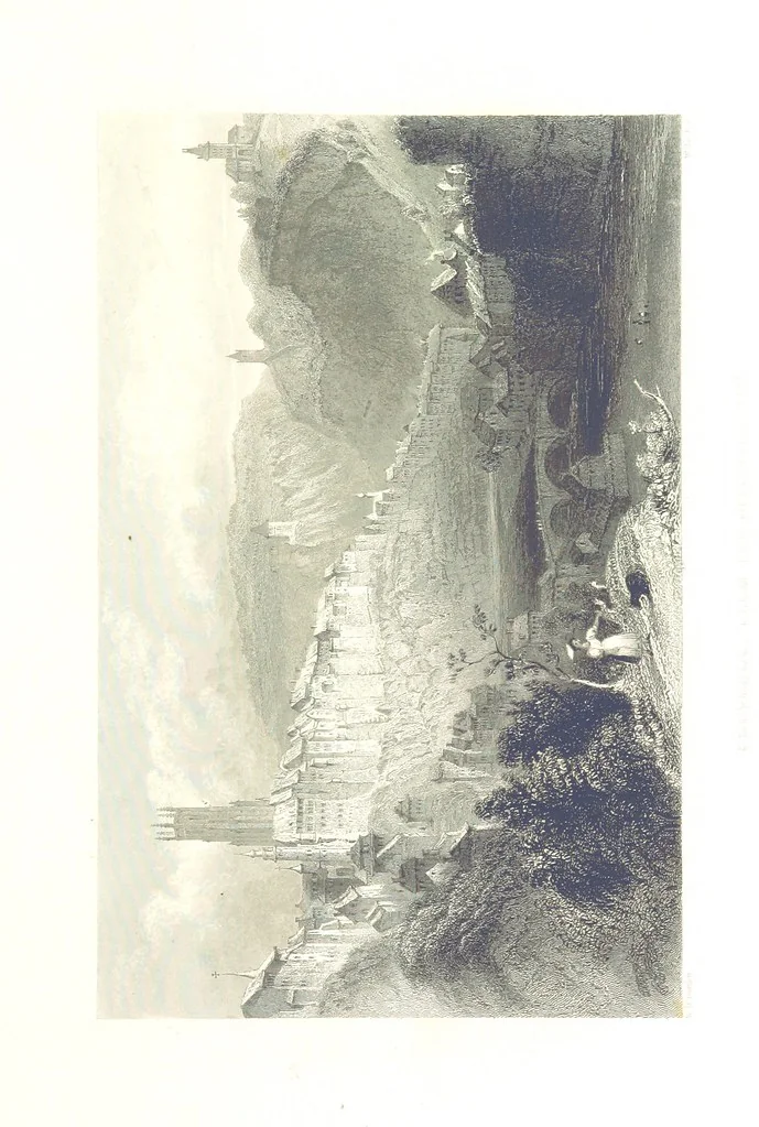 An illustration from Zwitzerland en de Alpen van Savoye, in afbeeldingen en tafereelen geschetst. [The text by N. G. van Kampen, the engravings by W. H. Bartlett, 1836, leaf 513