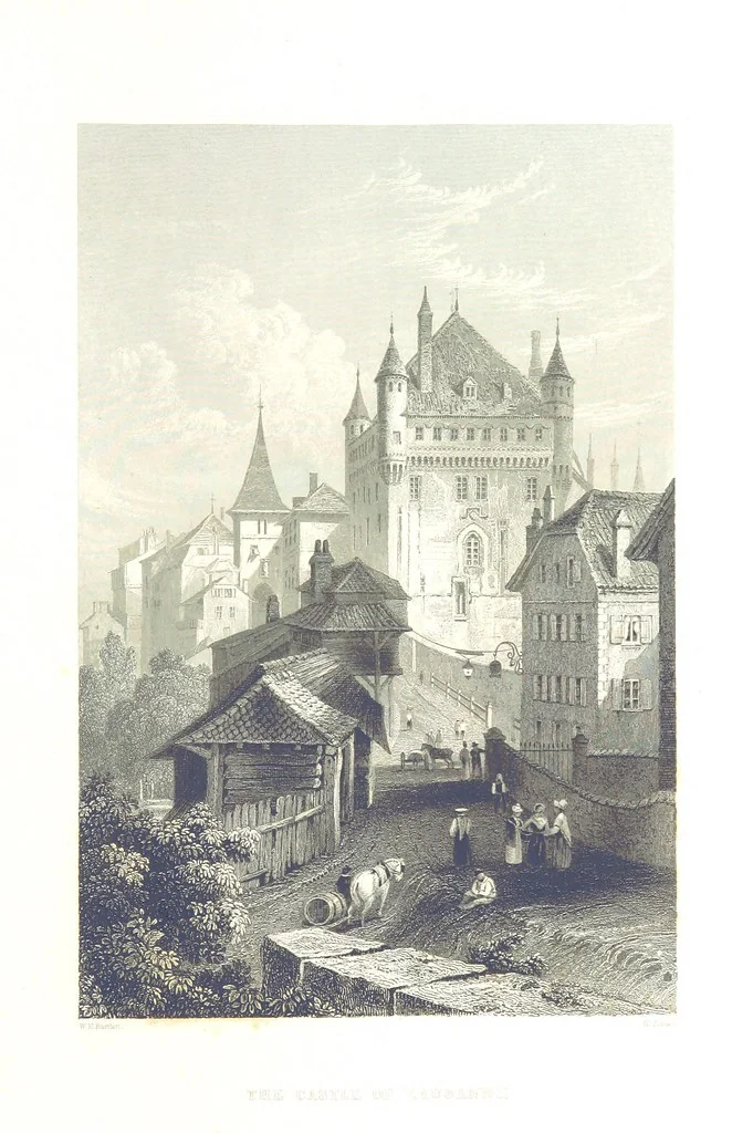 An illustration from Zwitzerland en de Alpen van Savoye, in afbeeldingen en tafereelen geschetst. [The text by N. G. van Kampen, the engravings by W. H. Bartlett, 1836, leaf 537