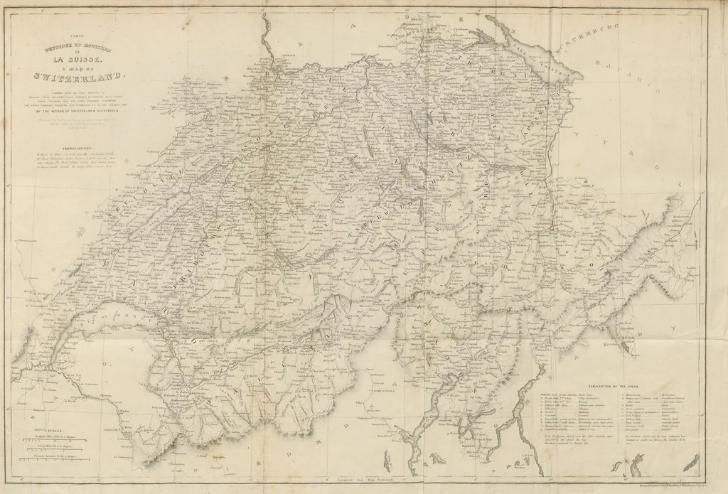 An illustration from Zwitzerland en de Alpen van Savoye, in afbeeldingen en tafereelen geschetst. [The text by N. G. van Kampen, the engravings by W. H. Bartlett, 1836, leaf 563