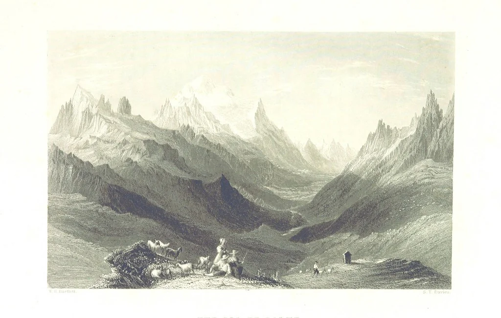 An illustration from Zwitzerland en de Alpen van Savoye, in afbeeldingen en tafereelen geschetst. [The text by N. G. van Kampen, the engravings by W. H. Bartlett, 1836, leaf 69