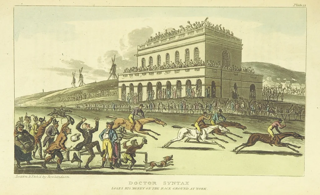 An illustration from The Tour of Doctor Syntax: in search of the picturesque ... Fifth edition, with new plates. [By William Combe, 1813, leaf 115