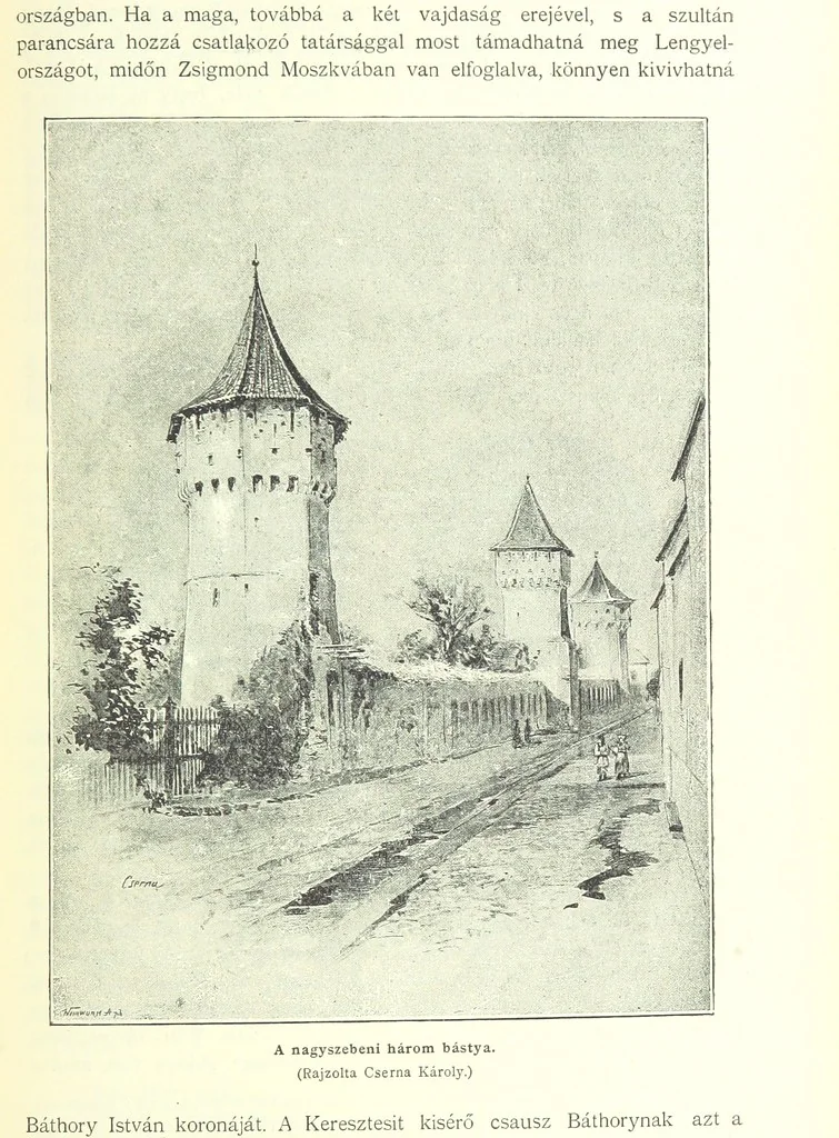 An illustration from A magyar nemzet tortenete. Szerkeszti Szilágyi S. [With maps and illustrations, 1895, leaf 115