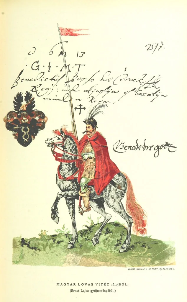 An illustration from A magyar nemzet tortenete. Szerkeszti Szilágyi S. [With maps and illustrations, 1895, leaf 153