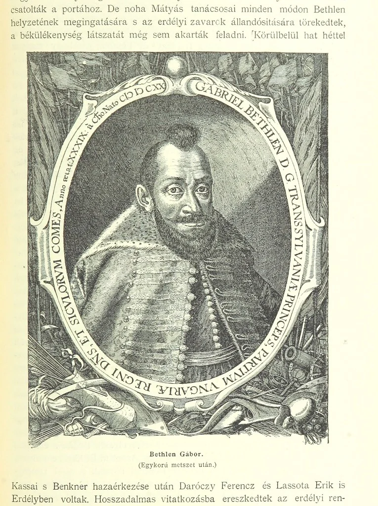 An illustration from A magyar nemzet tortenete. Szerkeszti Szilágyi S. [With maps and illustrations, 1895, leaf 165