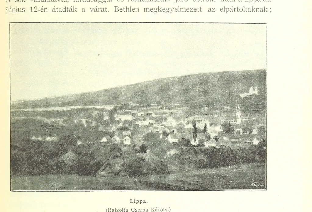 An illustration from A magyar nemzet tortenete. Szerkeszti Szilágyi S. [With maps and illustrations, 1895, leaf 189