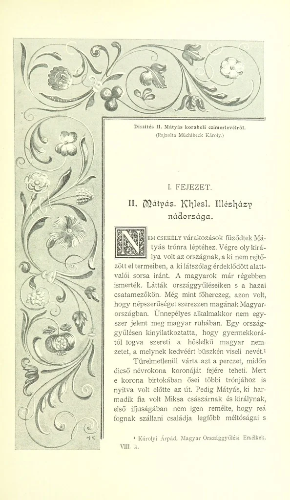 An illustration from A magyar nemzet tortenete. Szerkeszti Szilágyi S. [With maps and illustrations, 1895, leaf 21