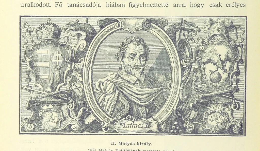 An illustration from A magyar nemzet tortenete. Szerkeszti Szilágyi S. [With maps and illustrations, 1895, leaf 22