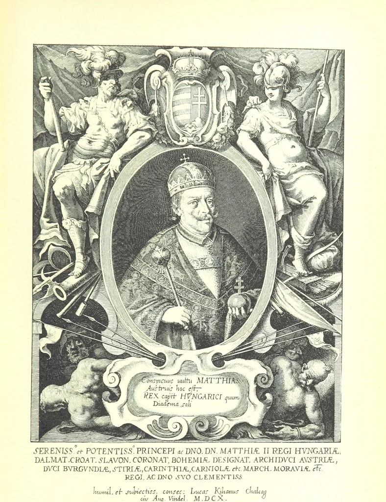 An illustration from A magyar nemzet tortenete. Szerkeszti Szilágyi S. [With maps and illustrations, 1895, leaf 23