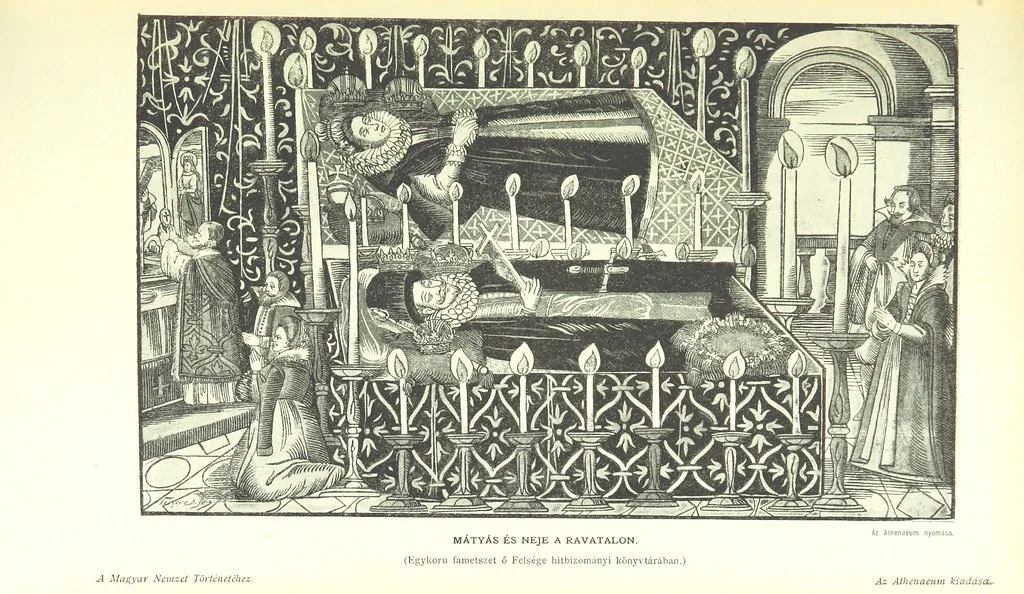 An illustration from A magyar nemzet tortenete. Szerkeszti Szilágyi S. [With maps and illustrations, 1895, leaf 255