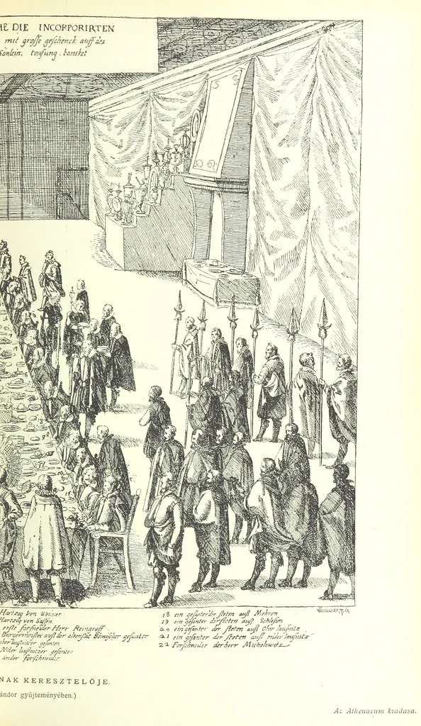An illustration from A magyar nemzet tortenete. Szerkeszti Szilágyi S. [With maps and illustrations, 1895, leaf 315