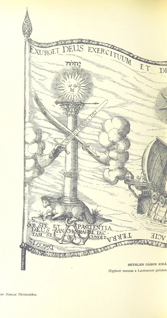An illustration from A magyar nemzet tortenete. Szerkeszti Szilágyi S. [With maps and illustrations, 1895, leaf 336