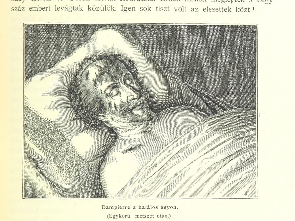 An illustration from A magyar nemzet tortenete. Szerkeszti Szilágyi S. [With maps and illustrations, 1895, leaf 345