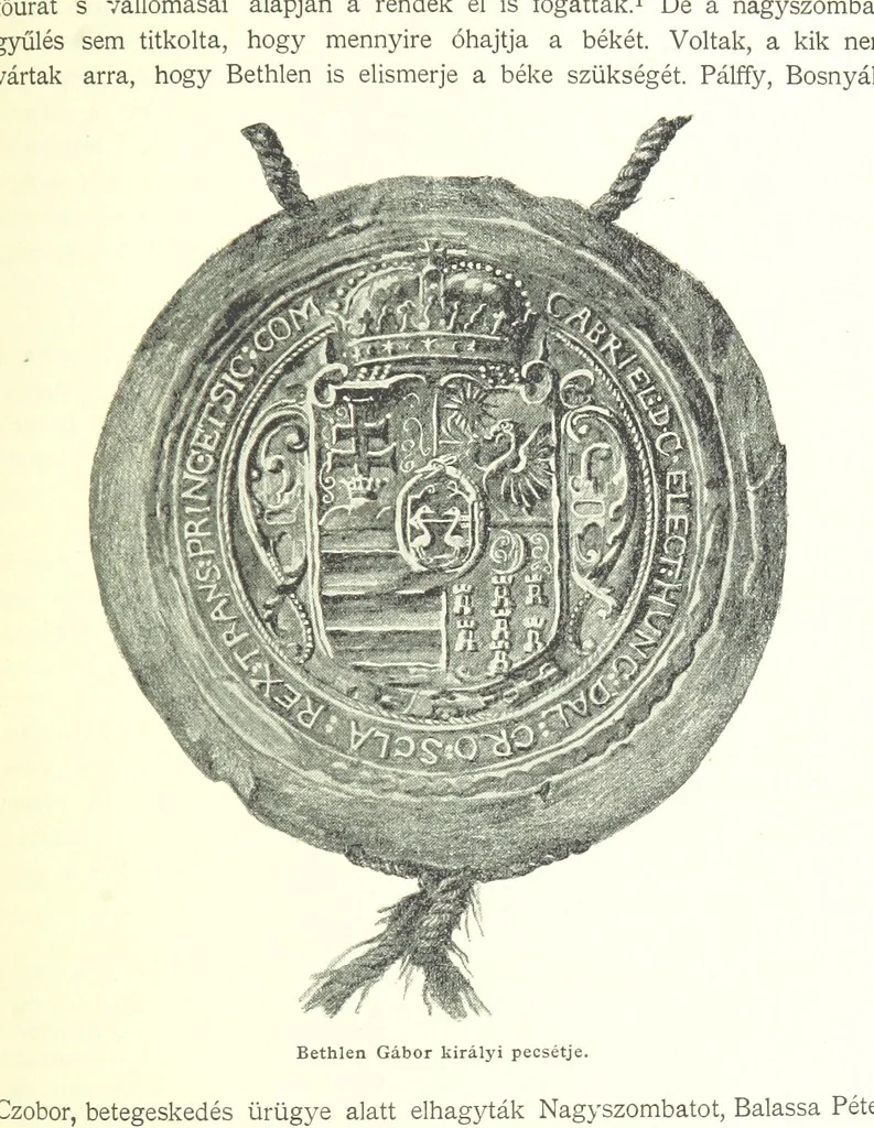 An illustration from A magyar nemzet tortenete. Szerkeszti Szilágyi S. [With maps and illustrations, 1895, leaf 361