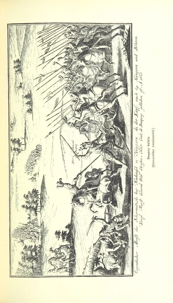 An illustration from A magyar nemzet tortenete. Szerkeszti Szilágyi S. [With maps and illustrations, 1895, leaf 375