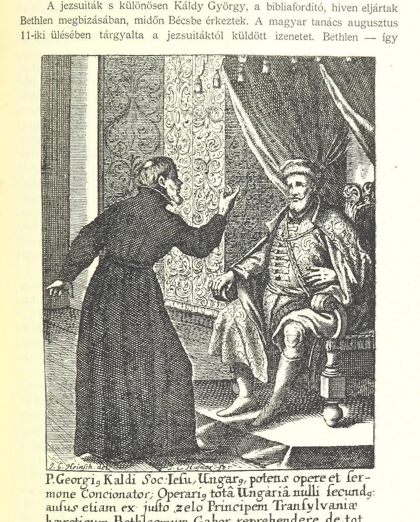 An illustration from A magyar nemzet tortenete. Szerkeszti Szilágyi S. [With maps and illustrations, 1895, leaf 391