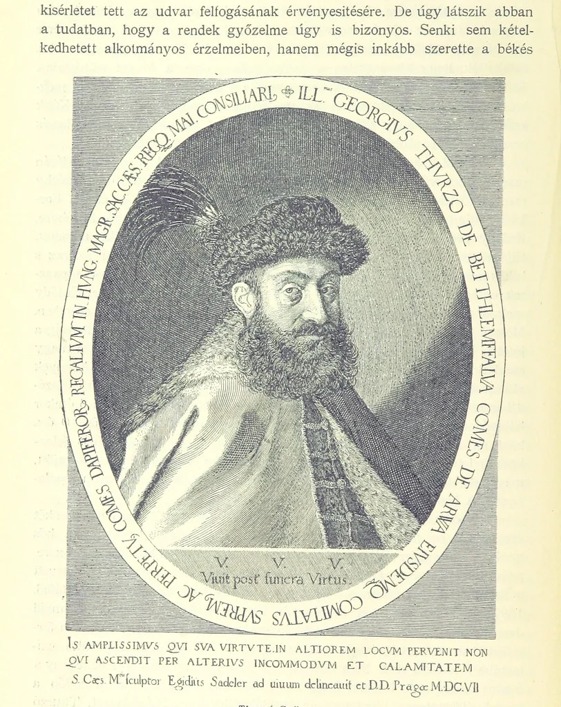 An illustration from A magyar nemzet tortenete. Szerkeszti Szilágyi S. [With maps and illustrations, 1895, leaf 40