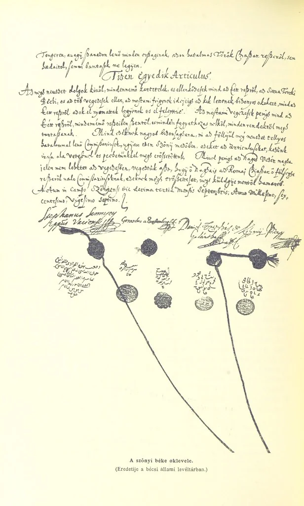An illustration from A magyar nemzet tortenete. Szerkeszti Szilágyi S. [With maps and illustrations, 1895, leaf 476