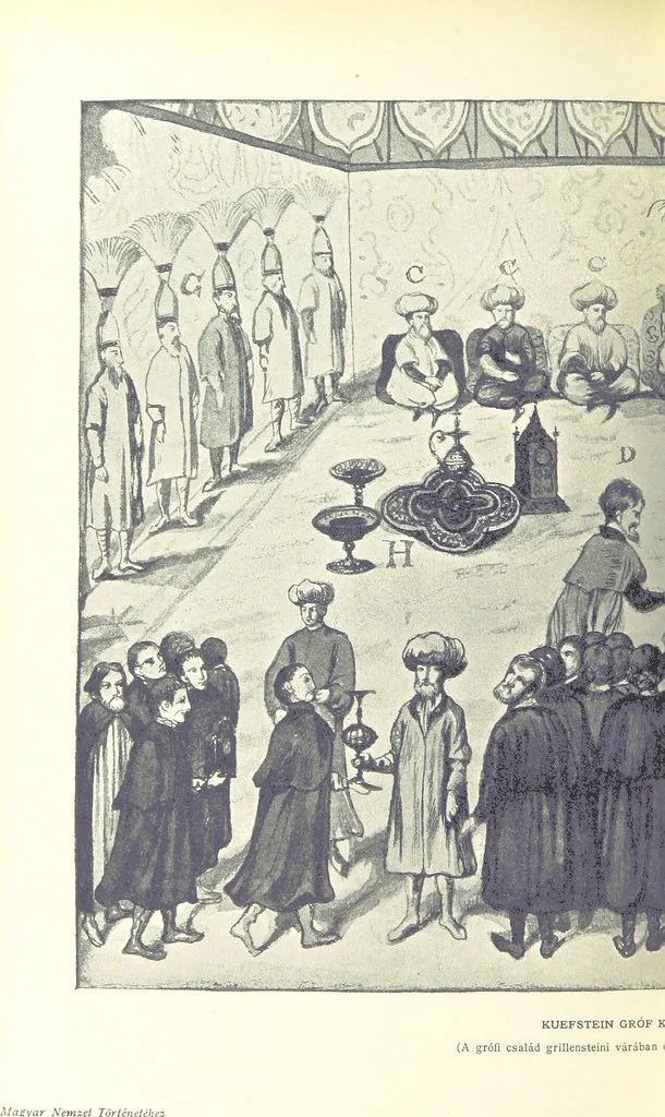An illustration from A magyar nemzet tortenete. Szerkeszti Szilágyi S. [With maps and illustrations, 1895, leaf 478
