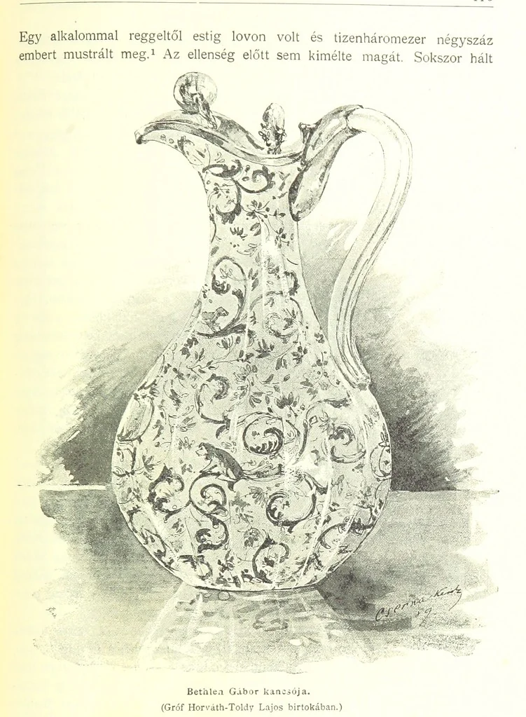 An illustration from A magyar nemzet tortenete. Szerkeszti Szilágyi S. [With maps and illustrations, 1895, leaf 499