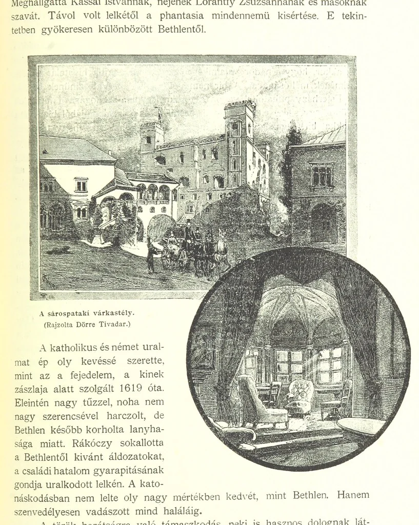 An illustration from A magyar nemzet tortenete. Szerkeszti Szilágyi S. [With maps and illustrations, 1895, leaf 525