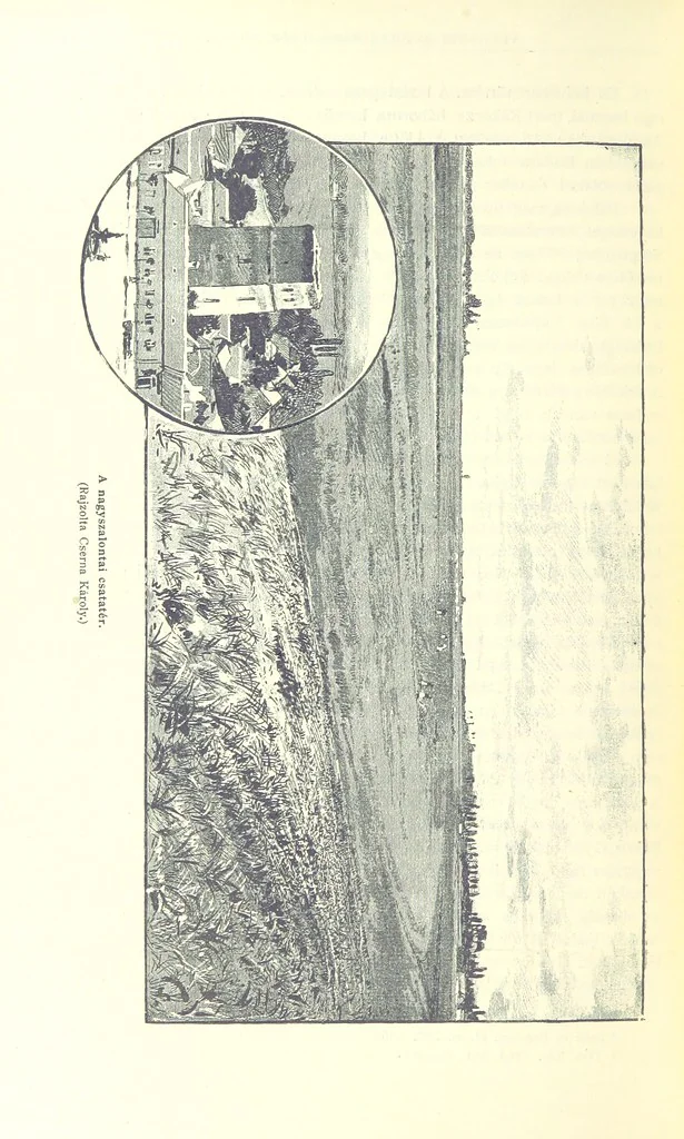 An illustration from A magyar nemzet tortenete. Szerkeszti Szilágyi S. [With maps and illustrations, 1895, leaf 540