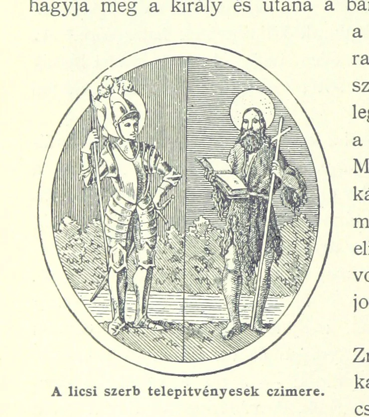 An illustration from A magyar nemzet tortenete. Szerkeszti Szilágyi S. [With maps and illustrations, 1895, leaf 58