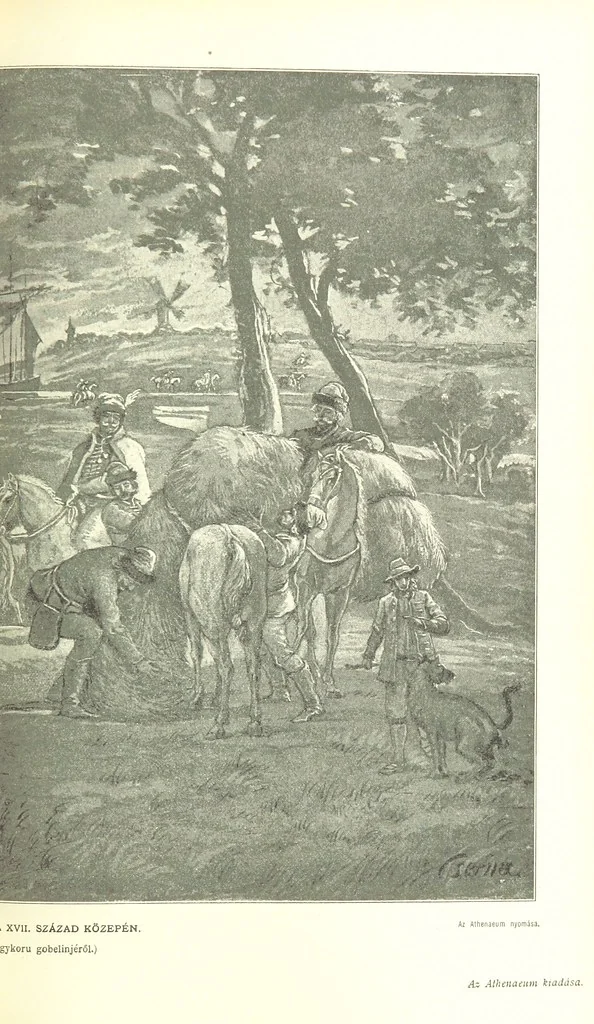 An illustration from A magyar nemzet tortenete. Szerkeszti Szilágyi S. [With maps and illustrations, 1895, leaf 593