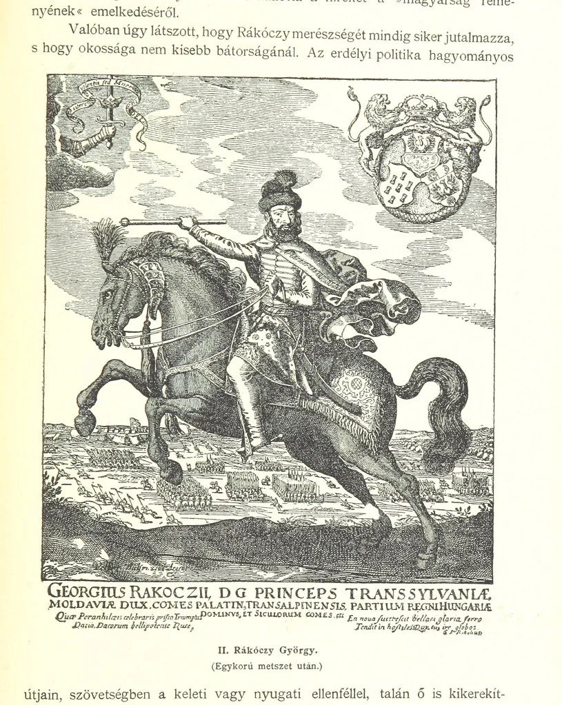 An illustration from A magyar nemzet tortenete. Szerkeszti Szilágyi S. [With maps and illustrations, 1895, leaf 643