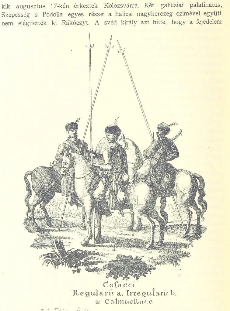 An illustration from A magyar nemzet tortenete. Szerkeszti Szilágyi S. [With maps and illustrations, 1895, leaf 648