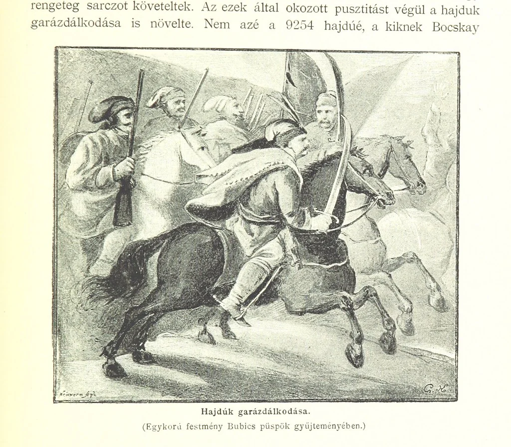 An illustration from A magyar nemzet tortenete. Szerkeszti Szilágyi S. [With maps and illustrations, 1895, leaf 667