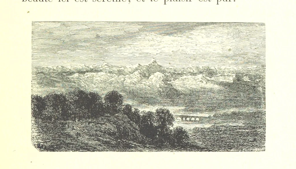 An illustration from Voyage aux Pyrénées ... Troisième édition illustrée par Gustave Doré, 1860, leaf 129