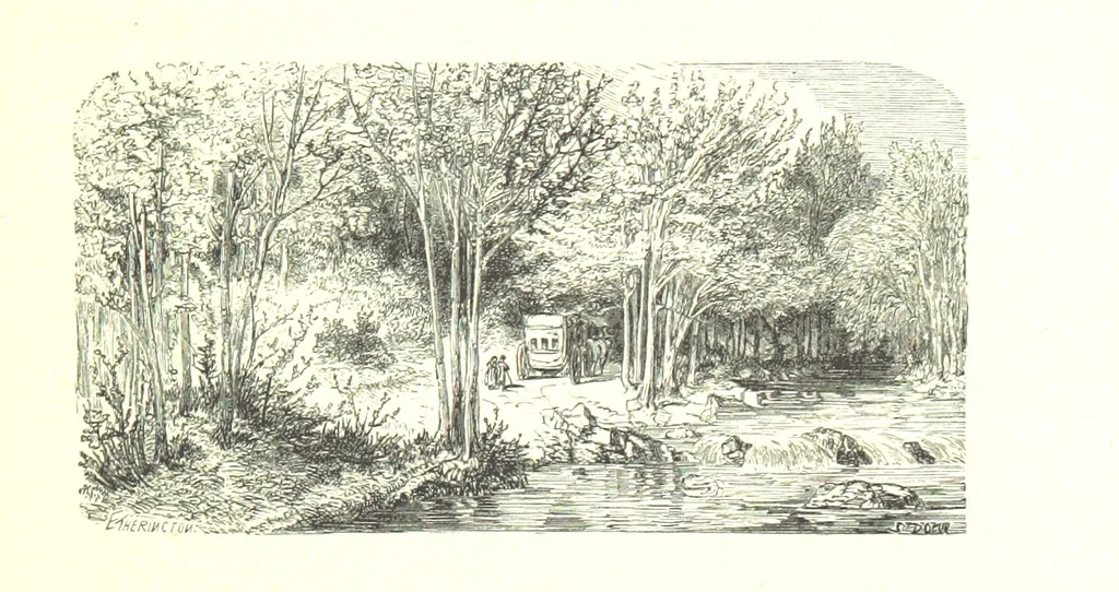 An illustration from Voyage aux Pyrénées ... Troisième édition illustrée par Gustave Doré, 1860, leaf 133