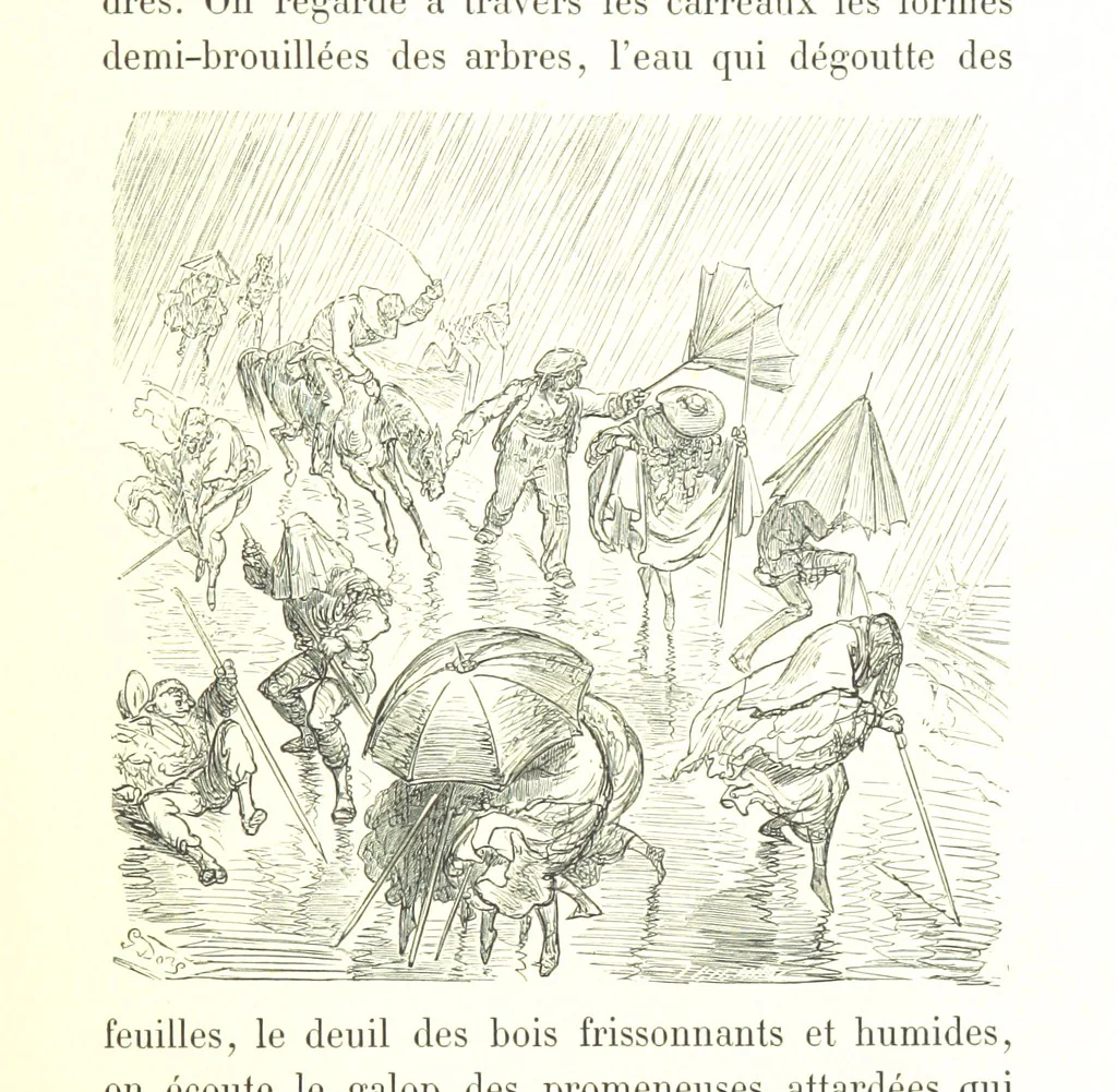 An illustration from Voyage aux Pyrénées ... Troisième édition illustrée par Gustave Doré, 1860, leaf 139