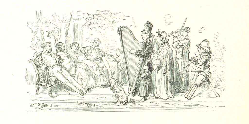 An illustration from Voyage aux Pyrénées ... Troisième édition illustrée par Gustave Doré, 1860, leaf 146