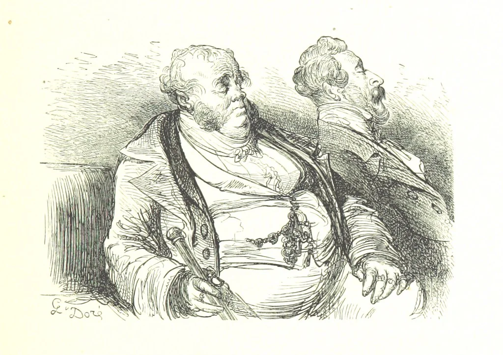 An illustration from Voyage aux Pyrénées ... Troisième édition illustrée par Gustave Doré, 1860, leaf 147