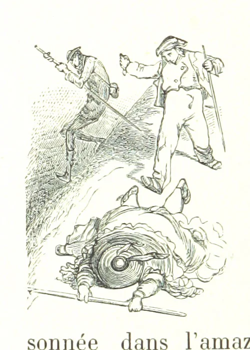 An illustration from Voyage aux Pyrénées ... Troisième édition illustrée par Gustave Doré, 1860, leaf 150