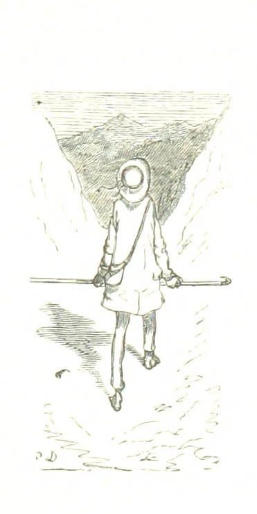 An illustration from Voyage aux Pyrénées ... Troisième édition illustrée par Gustave Doré, 1860, leaf 161