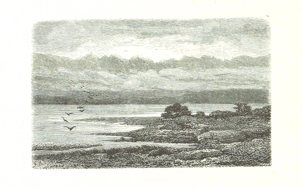 An illustration from Voyage aux Pyrénées ... Troisième édition illustrée par Gustave Doré, 1860, leaf 18