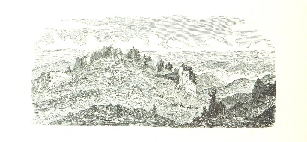 An illustration from Voyage aux Pyrénées ... Troisième édition illustrée par Gustave Doré, 1860, leaf 180