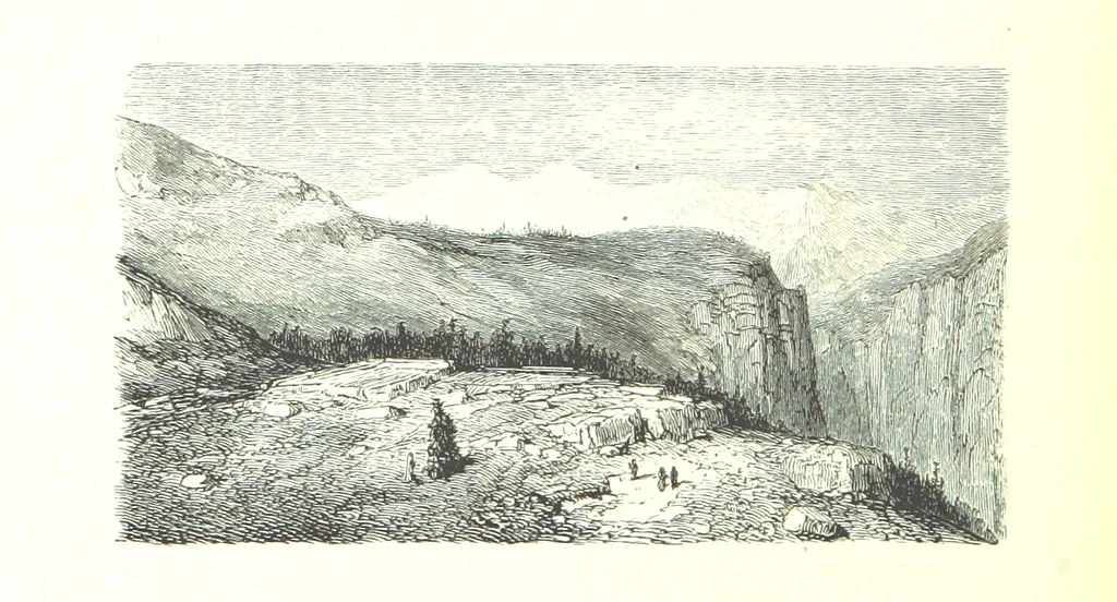 An illustration from Voyage aux Pyrénées ... Troisième édition illustrée par Gustave Doré, 1860, leaf 188