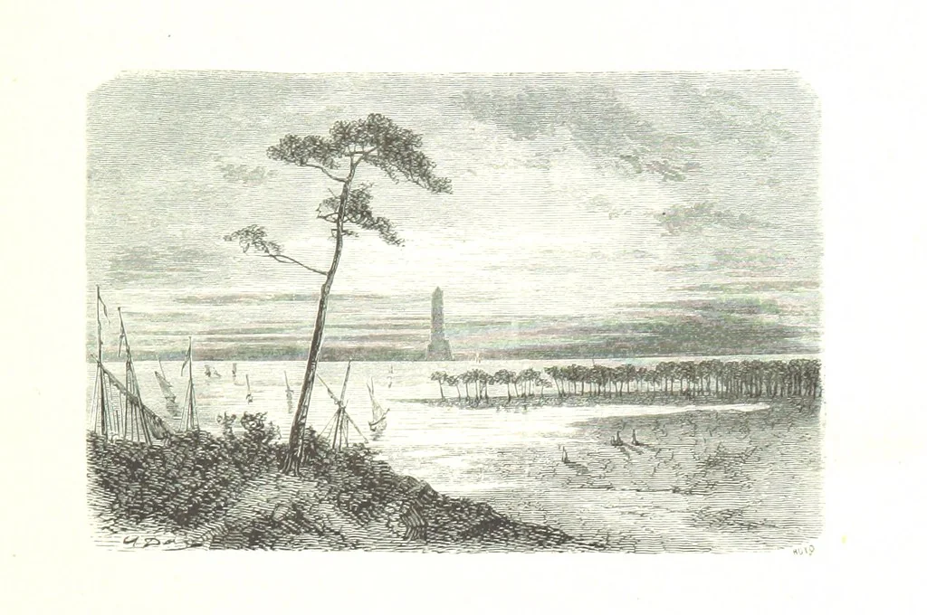 An illustration from Voyage aux Pyrénées ... Troisième édition illustrée par Gustave Doré, 1860, leaf 19