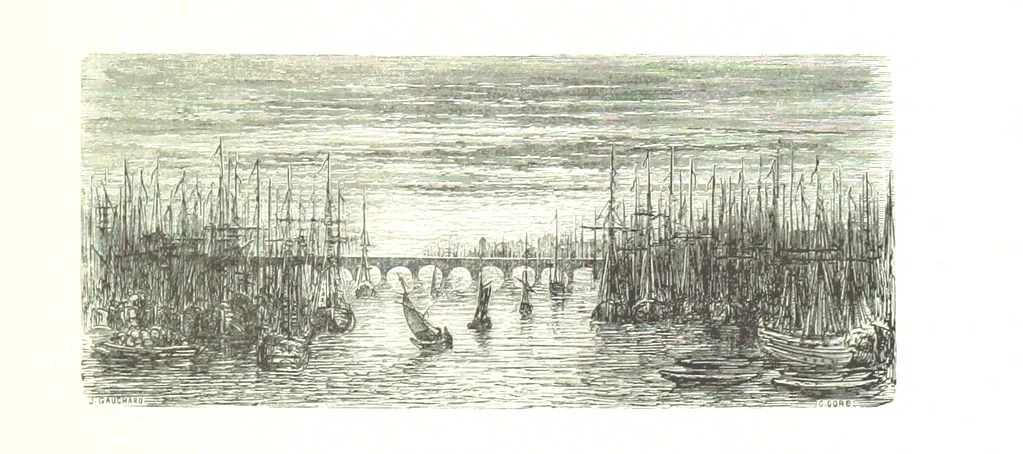 An illustration from Voyage aux Pyrénées ... Troisième édition illustrée par Gustave Doré, 1860, leaf 21
